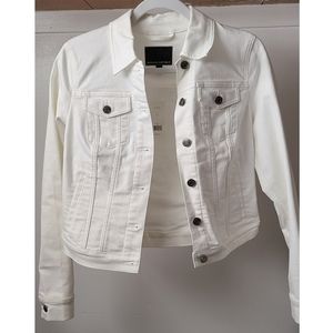 Banana Republic White Jean Jacket